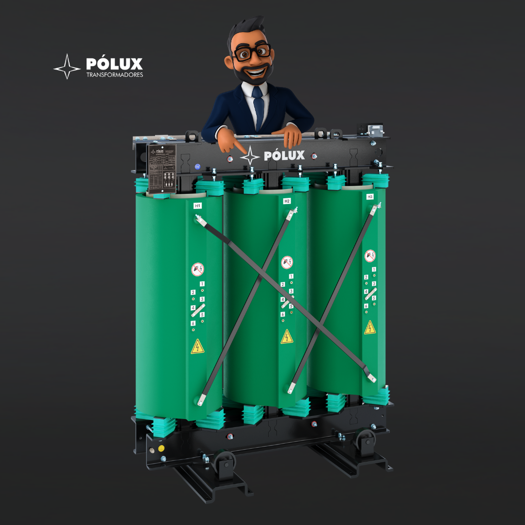 Transformadores de média tensão a seco em hubs de Data Center