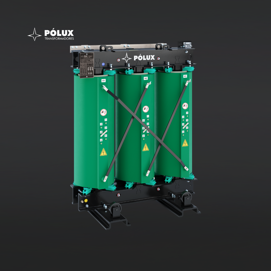 Transformadores a seco de média tensão com monitoramento digital