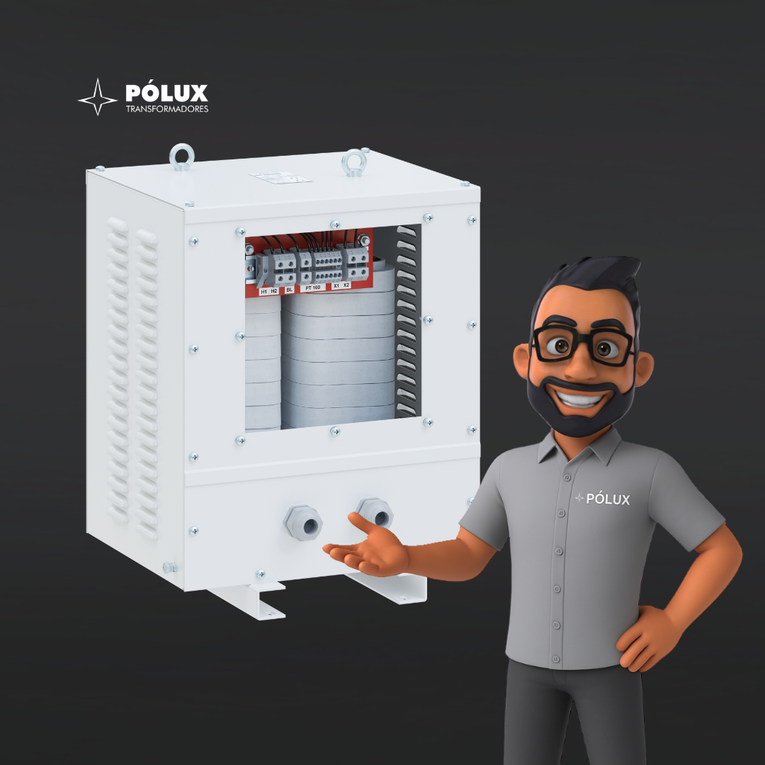Transformadores monofásicos a seco e compatibilidade com inversores