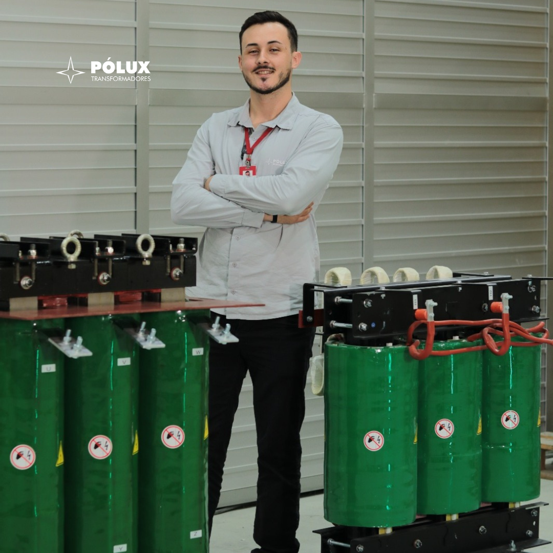 Acabamento de Bobinas em Transformadores a Seco