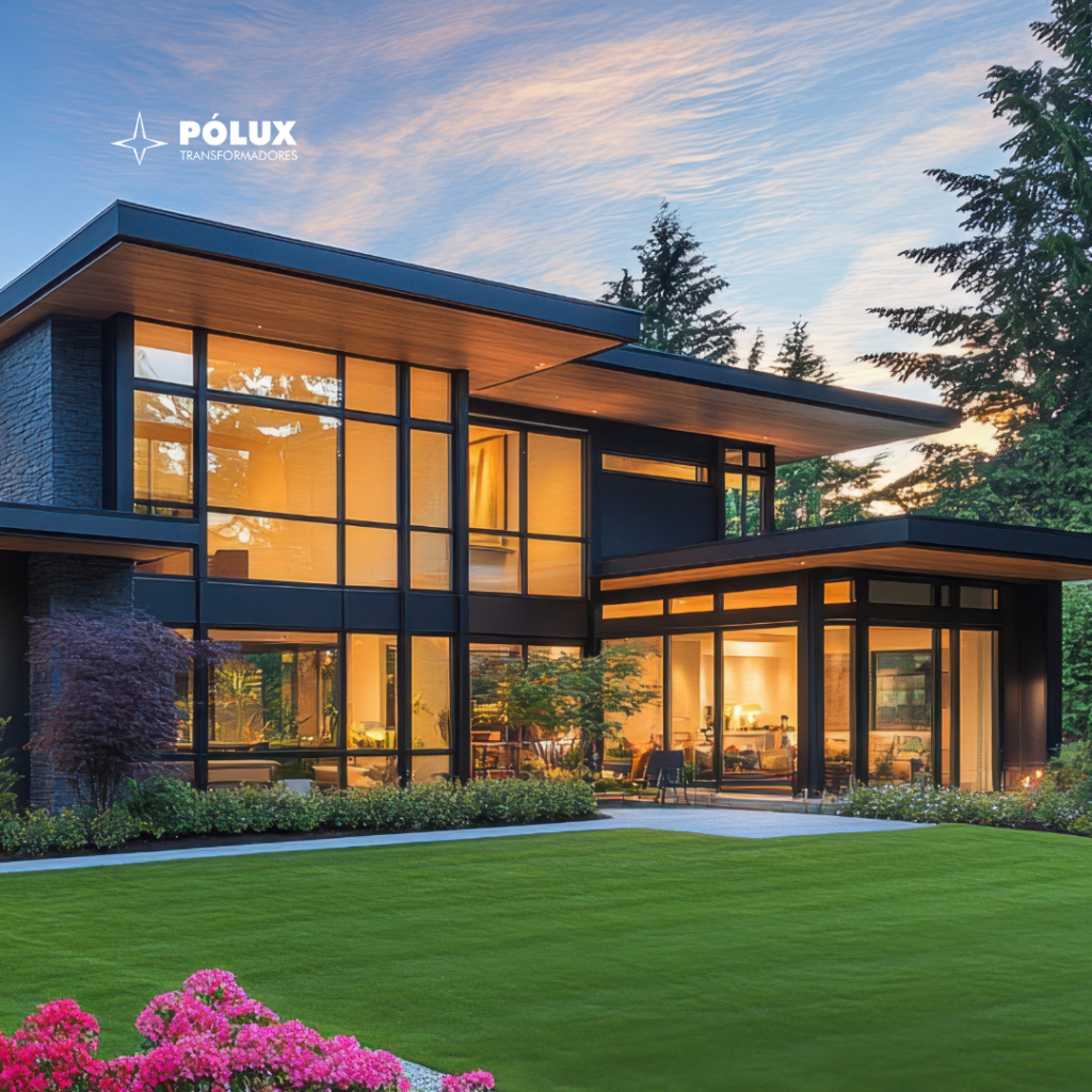 Instalação de autotransformadores trifásicos em ambientes internos