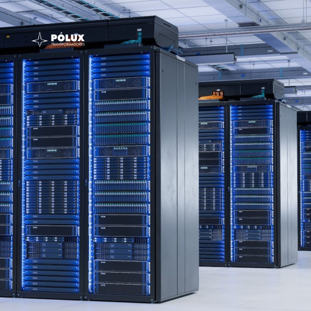 Transformadores de média tensão a seco para servidores de alto desempenho