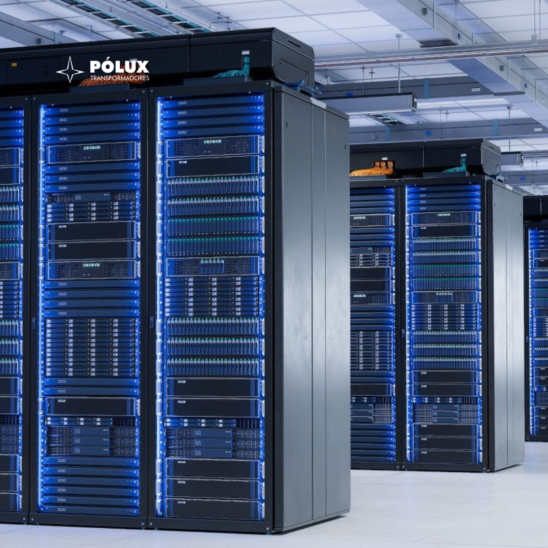 Transformadores de média tensão a seco para servidores de alto desempenho