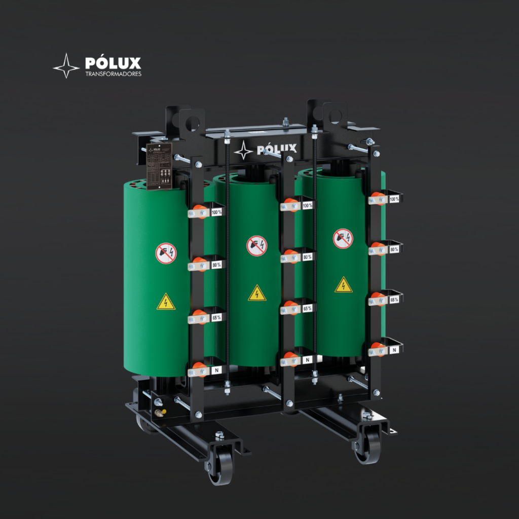 Instalação segura de autotransformadores trifásicos em salas técnicas