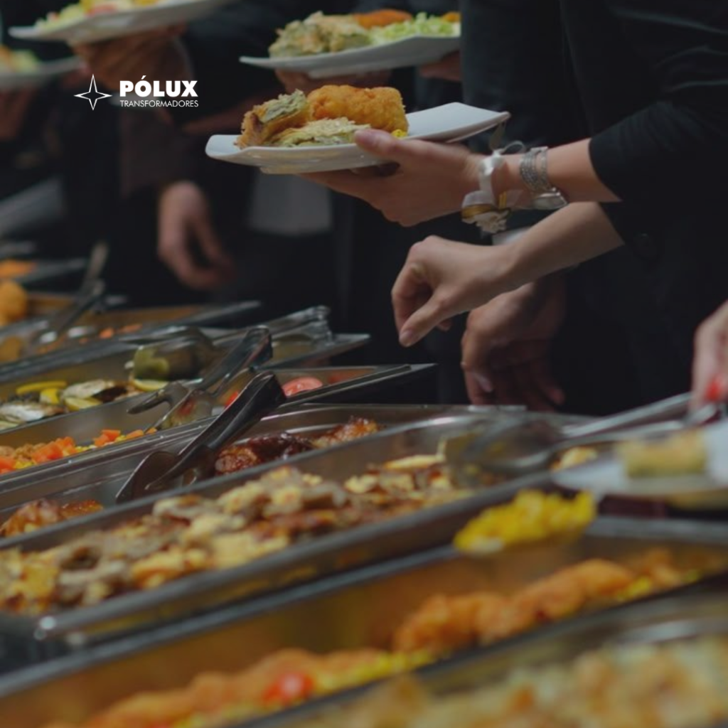 Transformadores a seco para empresas do setor alimentício