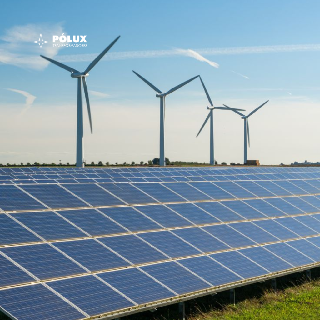 Transformadores a seco em centros de dados integrados a energia renovável