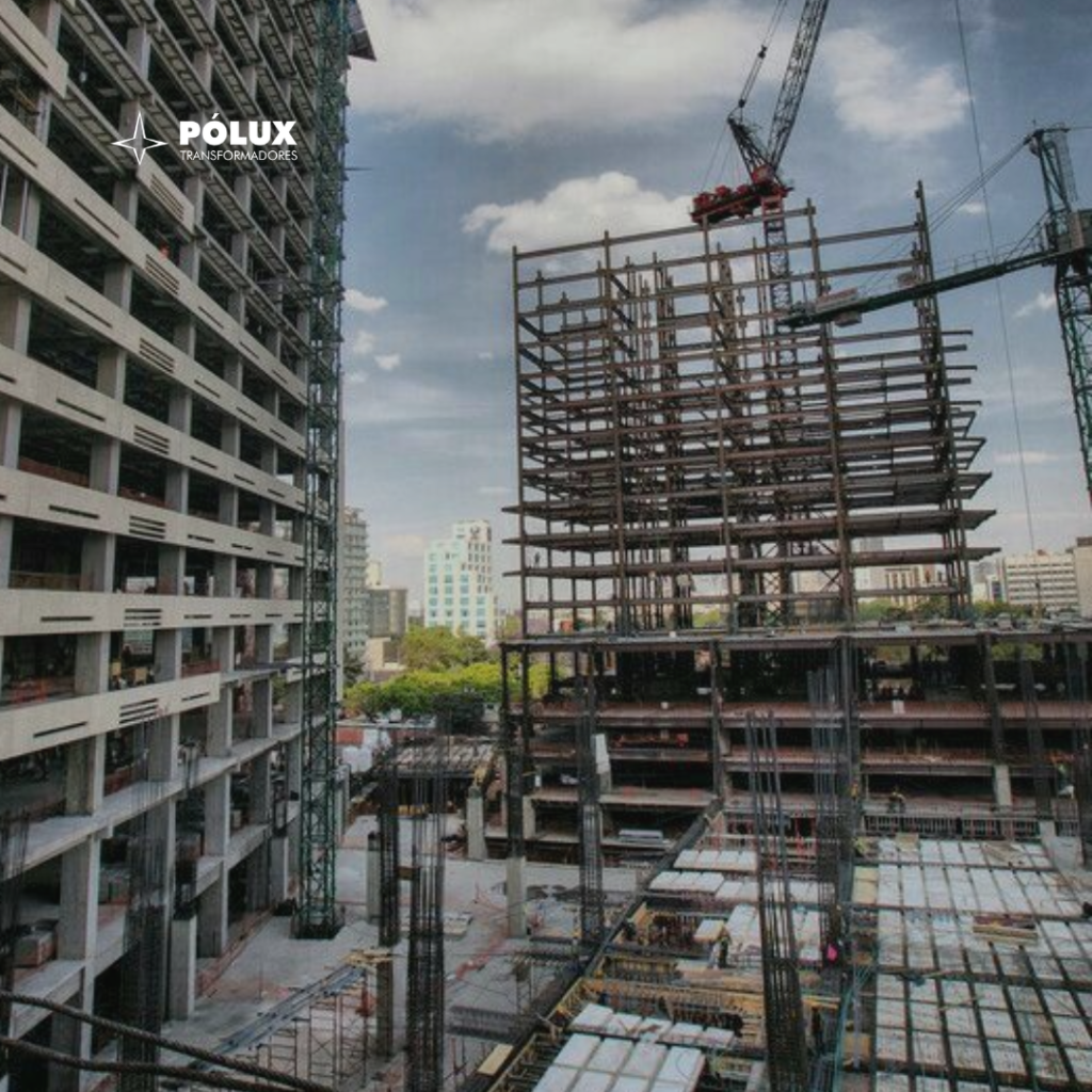 Transformadores a seco de média tensão com carenagem metálica ventilada