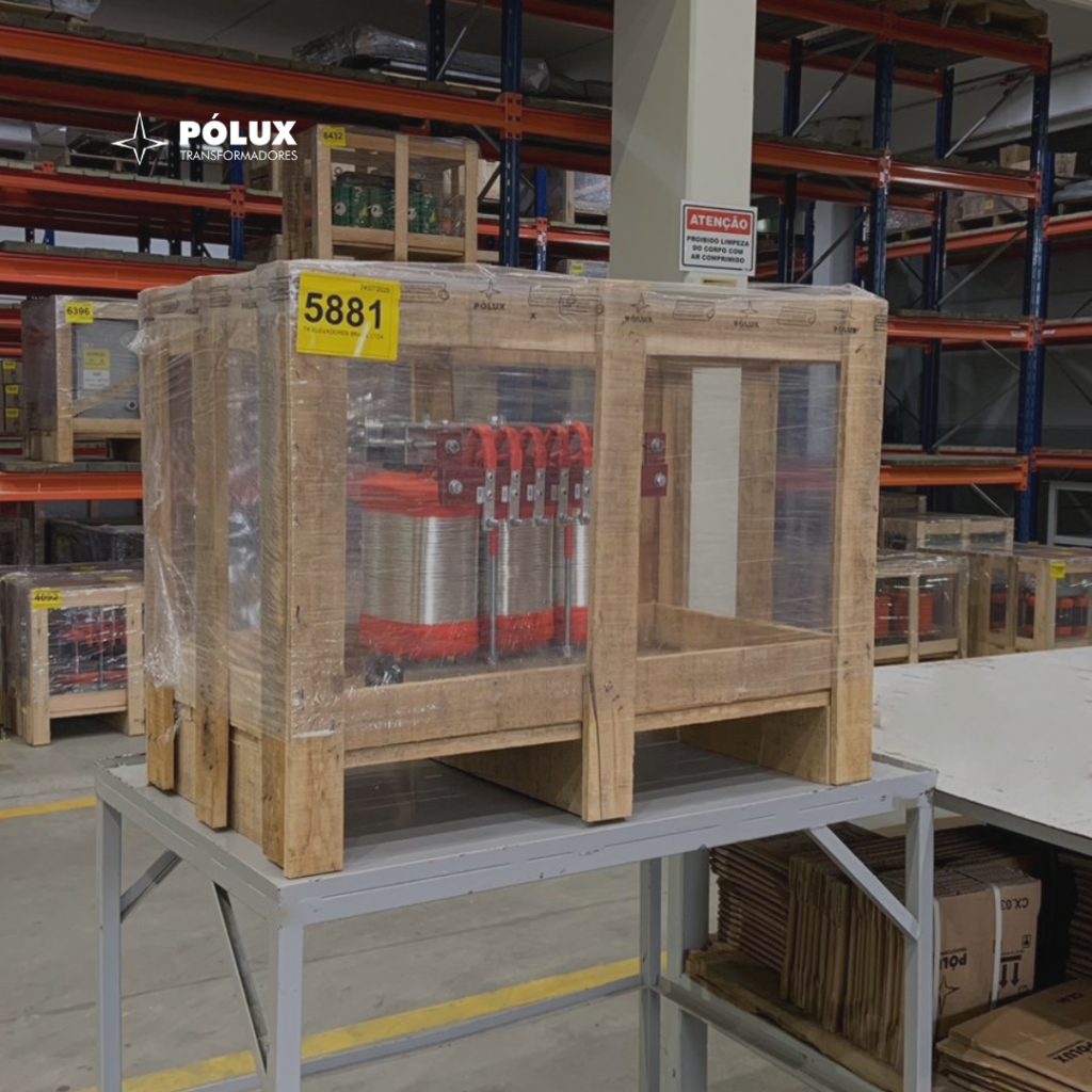 Transformador trifásico a seco para data centers corporativos em prédios comerciais