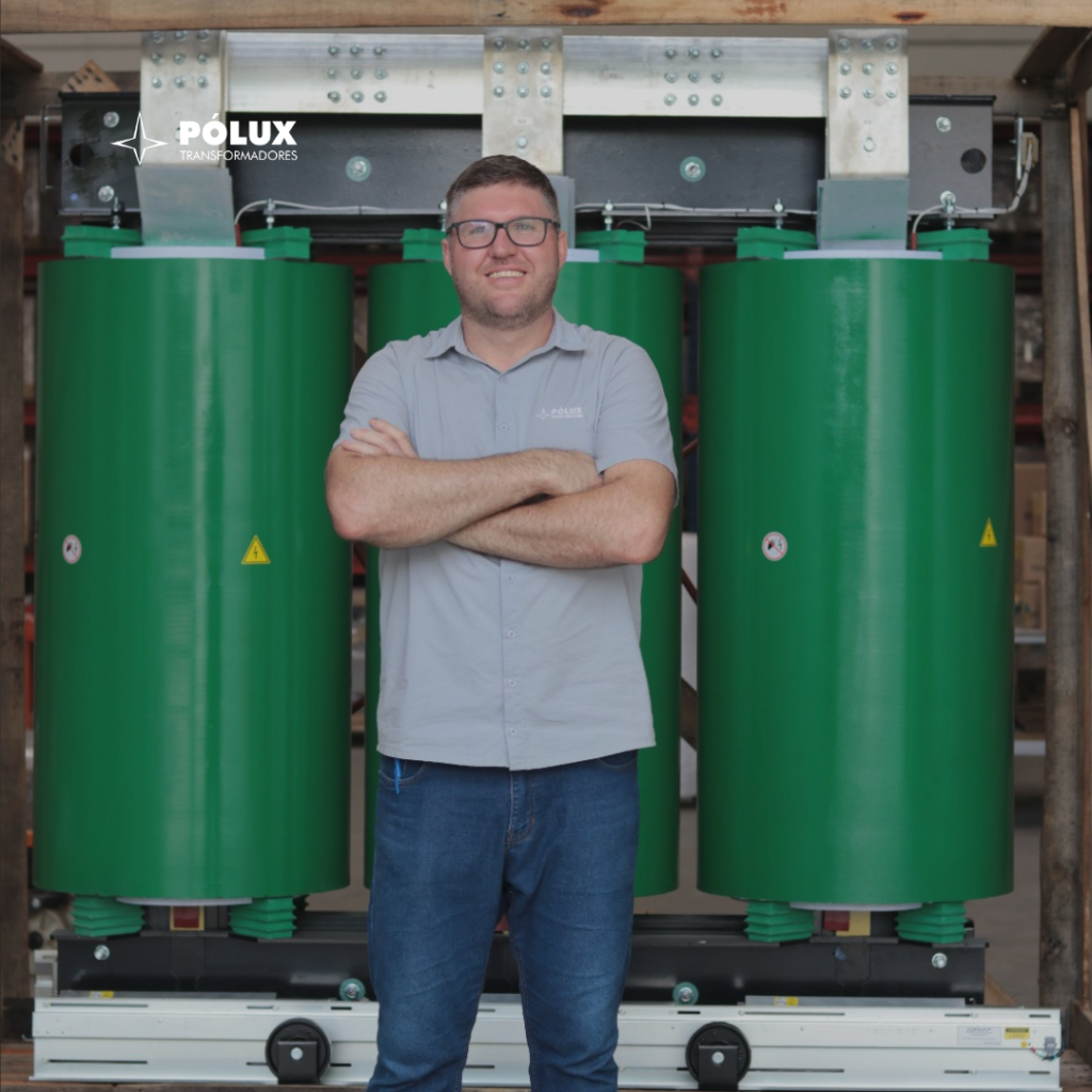 Transformadores a seco com controle térmico automatizado