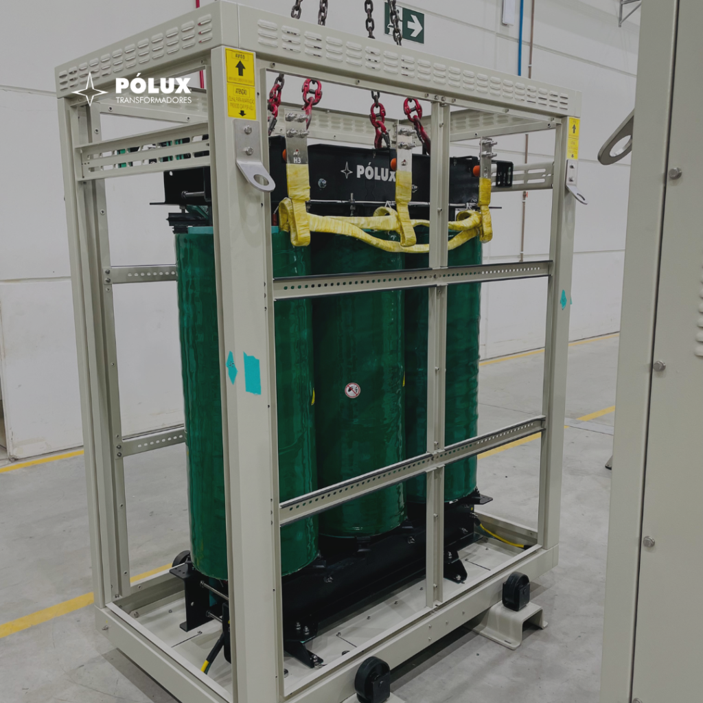 Trafo de aterramento a seco para redes de mineração com redundância elétrica