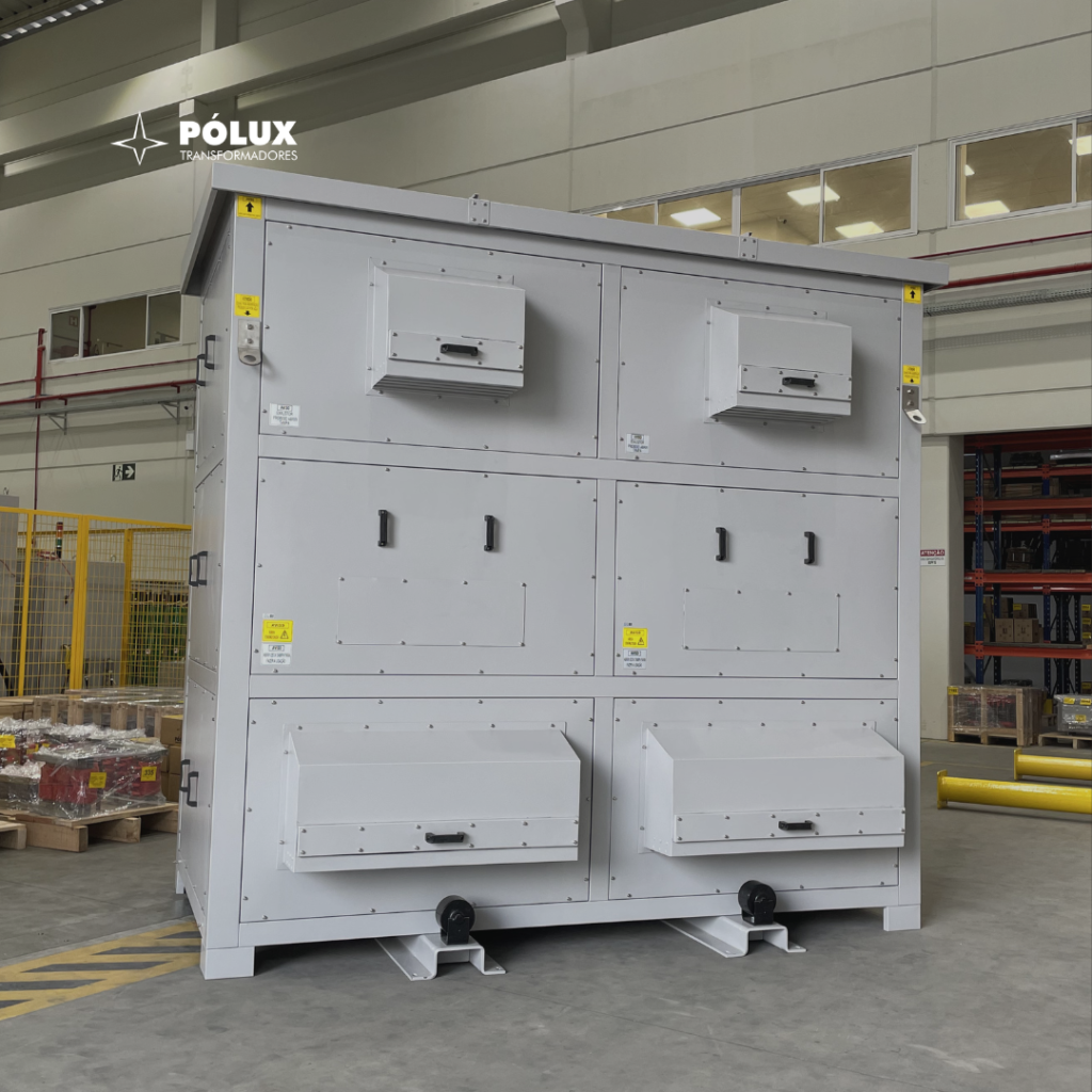 Transformador trifásico a seco para data centers em ambientes hospitalares e urbanos